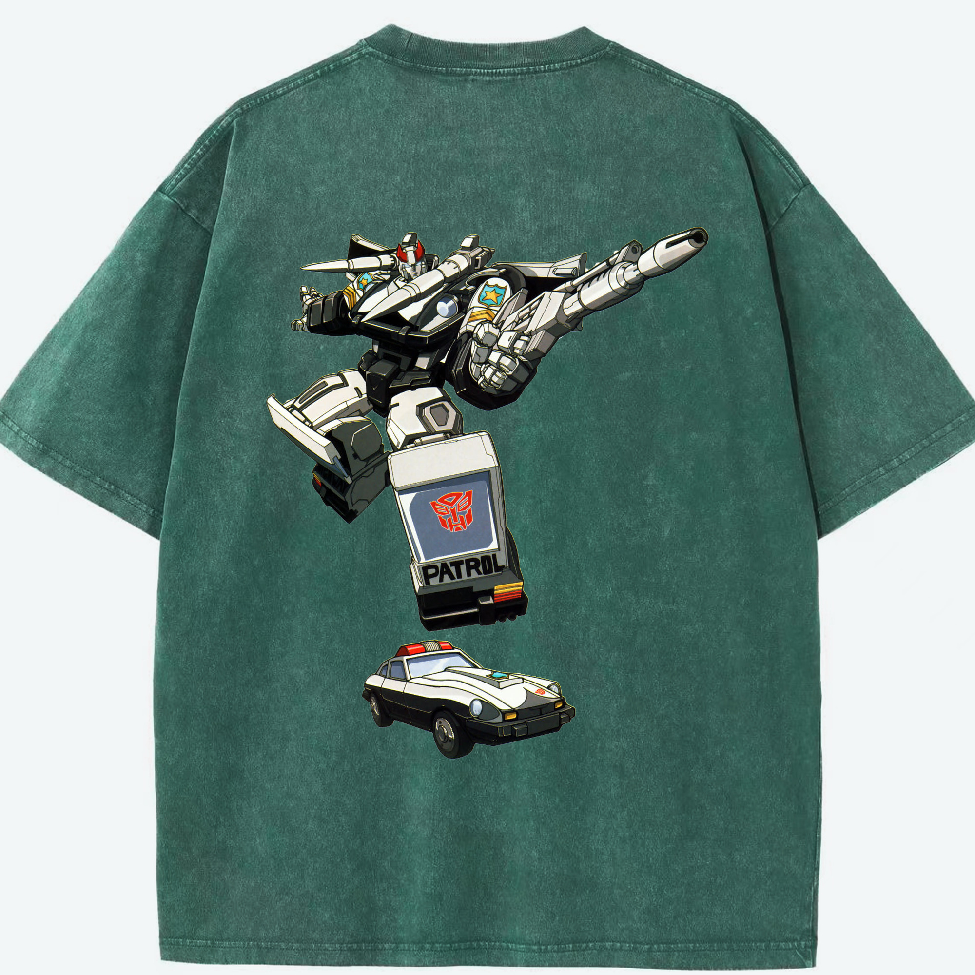 （画像用）  綿100% ヴィンテージ風 半袖Tシャツ（背面プリント）